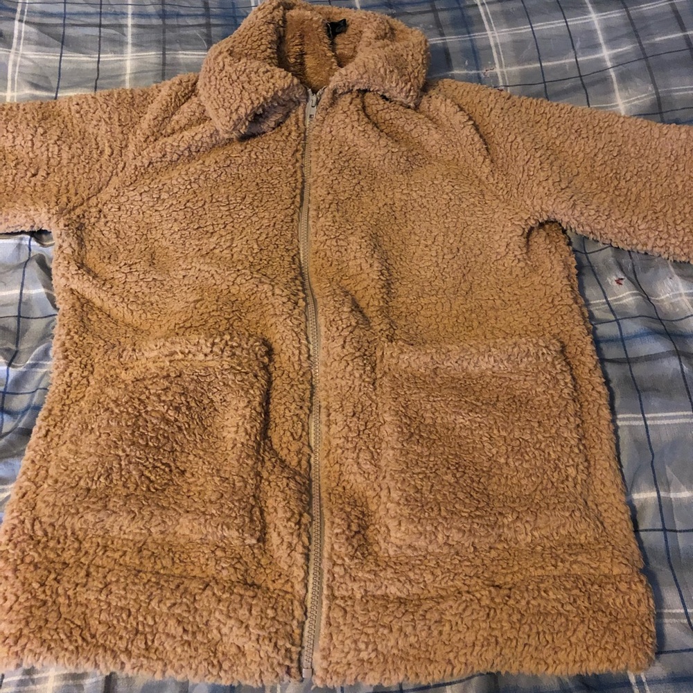Faux Fur Sherpa Jacket